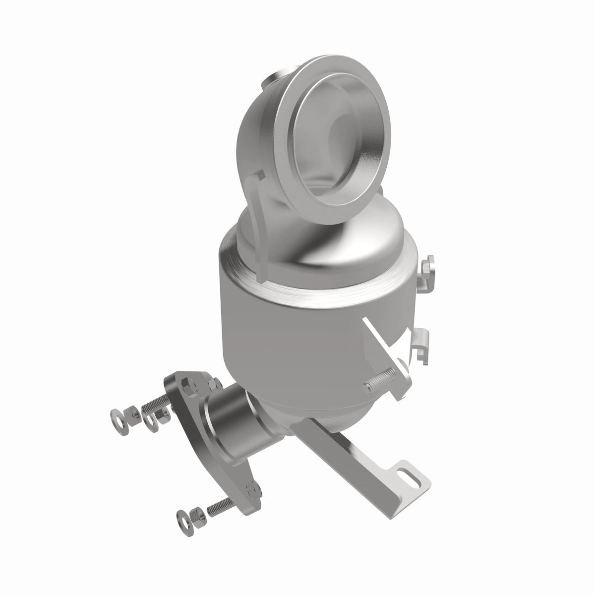 Stainless stainless steel catalytic converter from MagnaFlow Exhaust Products part number 551092