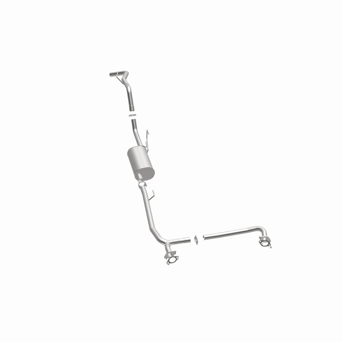 Satin exhaust system kit from BRExhaust part number 106-0144