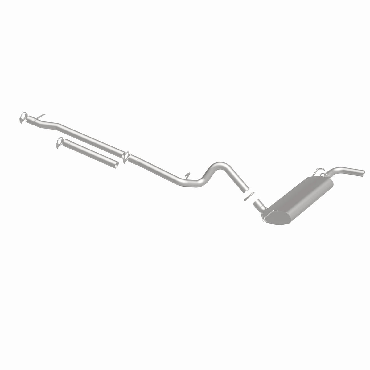Satin exhaust system kit from BRExhaust part number 106-0045