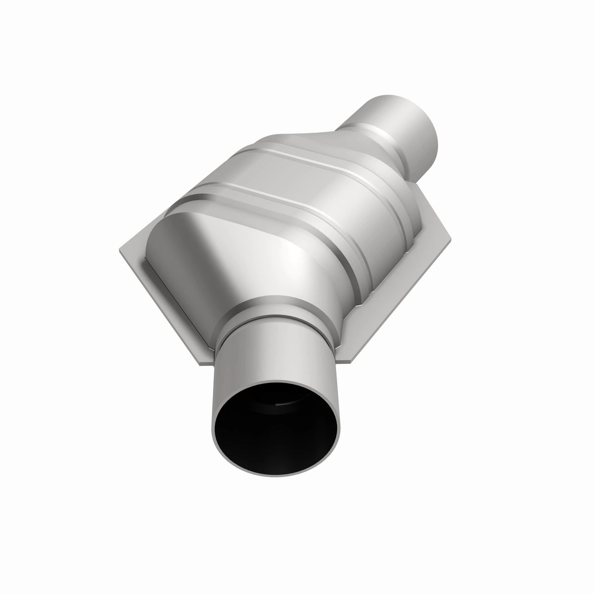 Stainless stainless steel catalytic converter from MagnaFlow Exhaust Products part number 458076