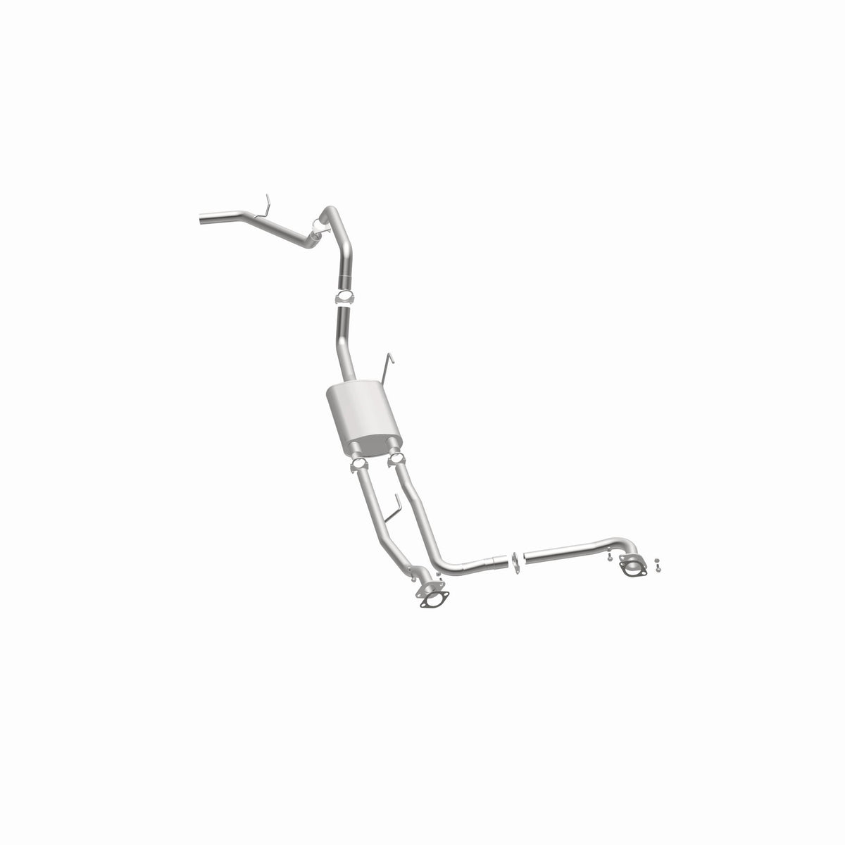 Satin exhaust system kit from BRExhaust part number 106-0296