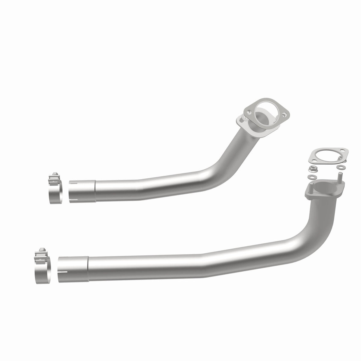Stainless stainless steel exhaust manifold down pipe from MagnaFlow Exhaust Products part number 19304
