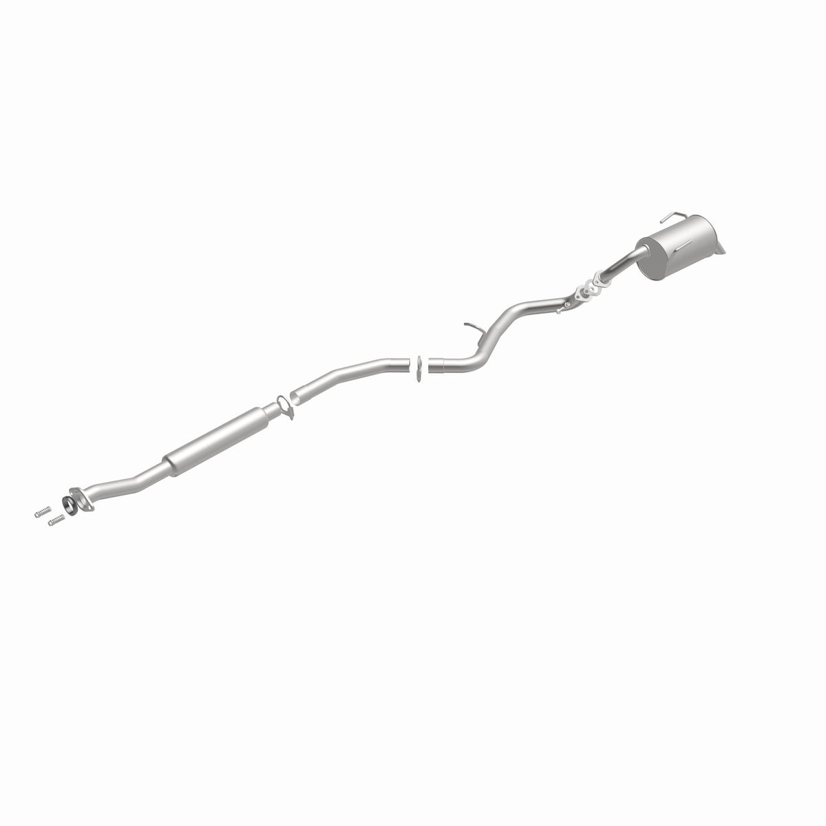 Satin exhaust system kit from BRExhaust part number 106-0162