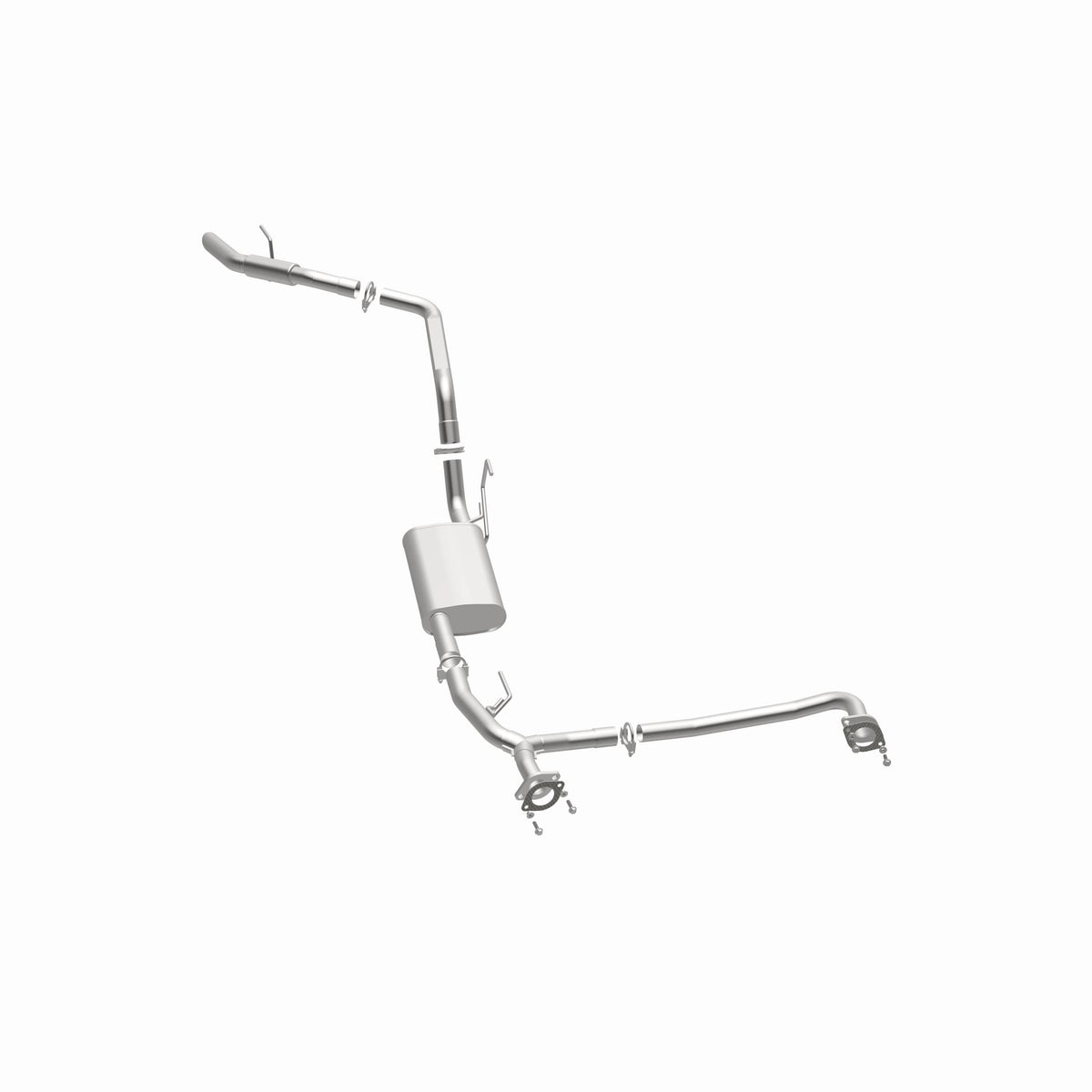 Satin exhaust system kit from BRExhaust part number 106-0066