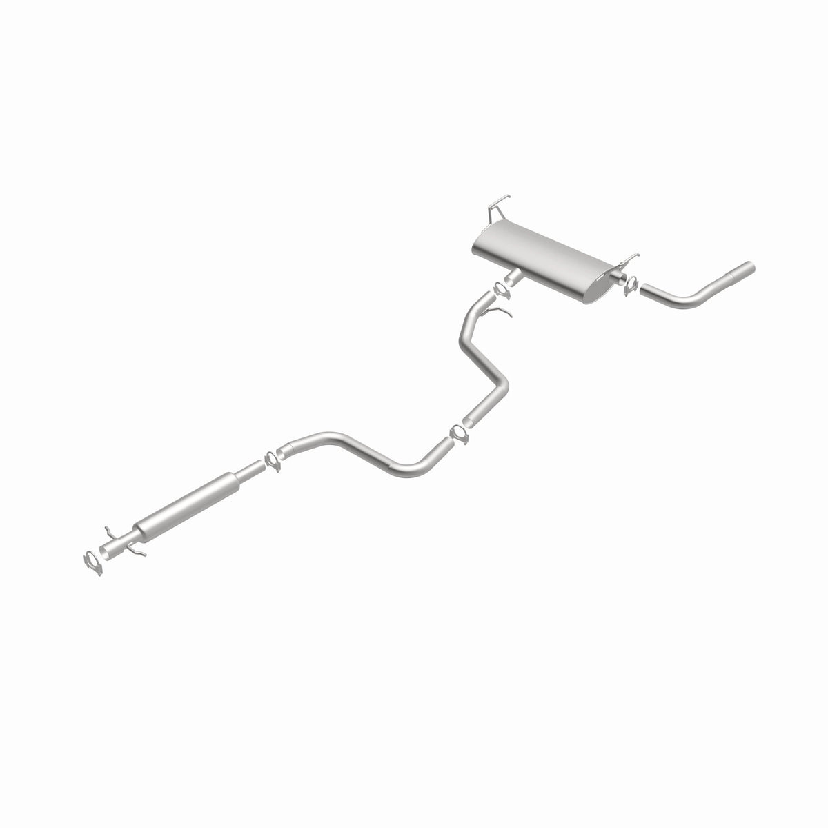 Satin exhaust system kit from BRExhaust part number 106-0259