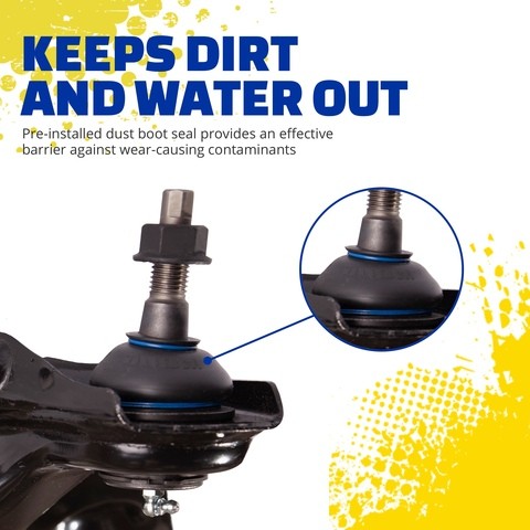 MOOG RK620166 Suspension Control Arm and Ball Joint Assembly