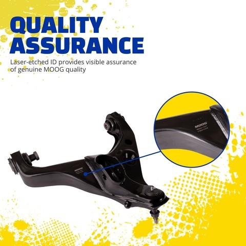 MOOG RK80884 Suspension Control Arm and Ball Joint Assembly