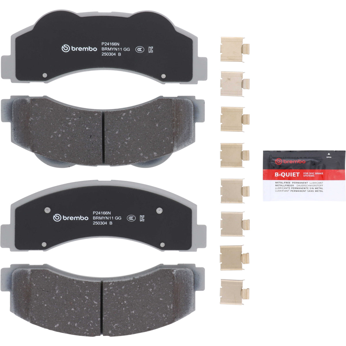 Disc Brake Pad Set from Brembo part number P24166N