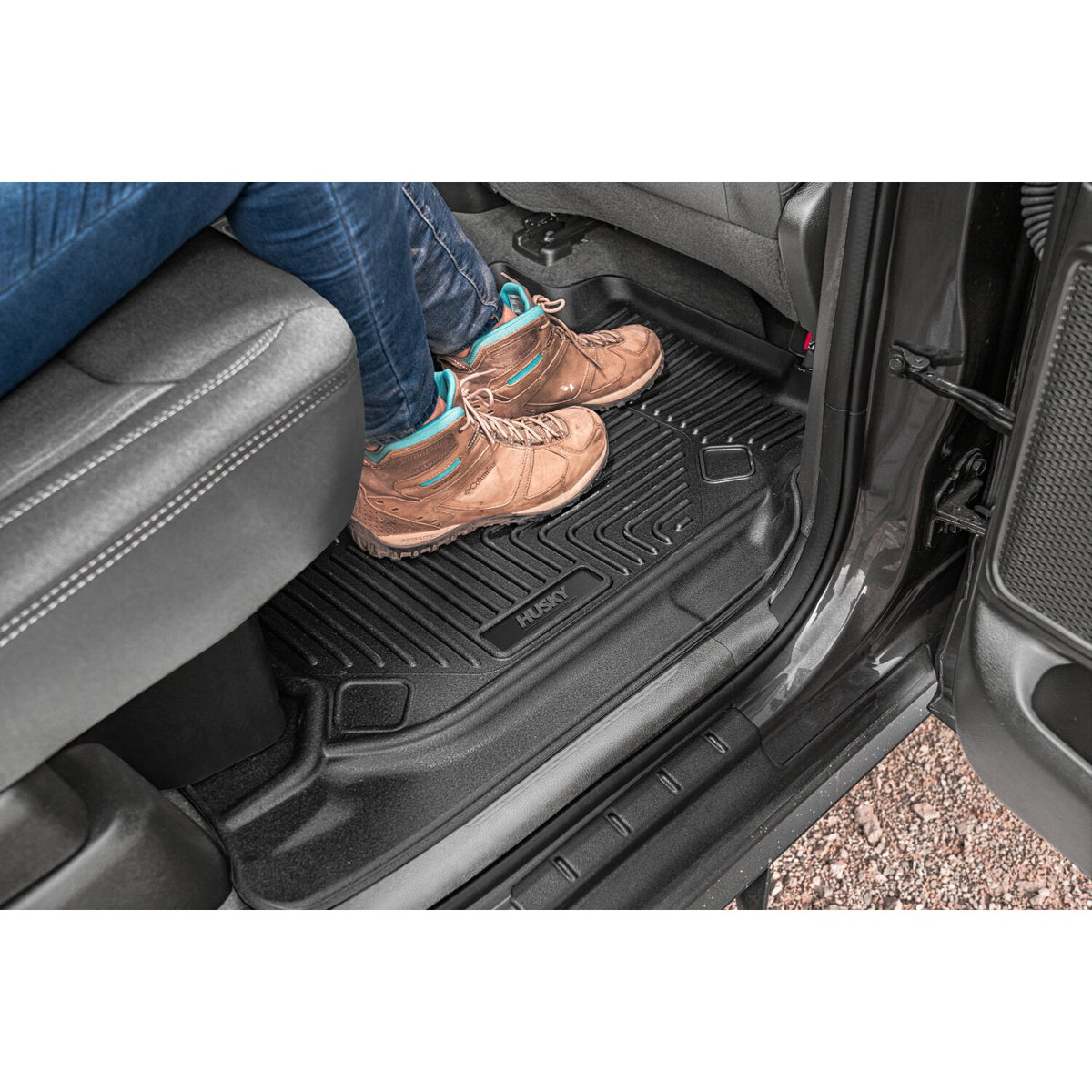 Black procore(tm) formula floor liner from Husky Liners part number 77571