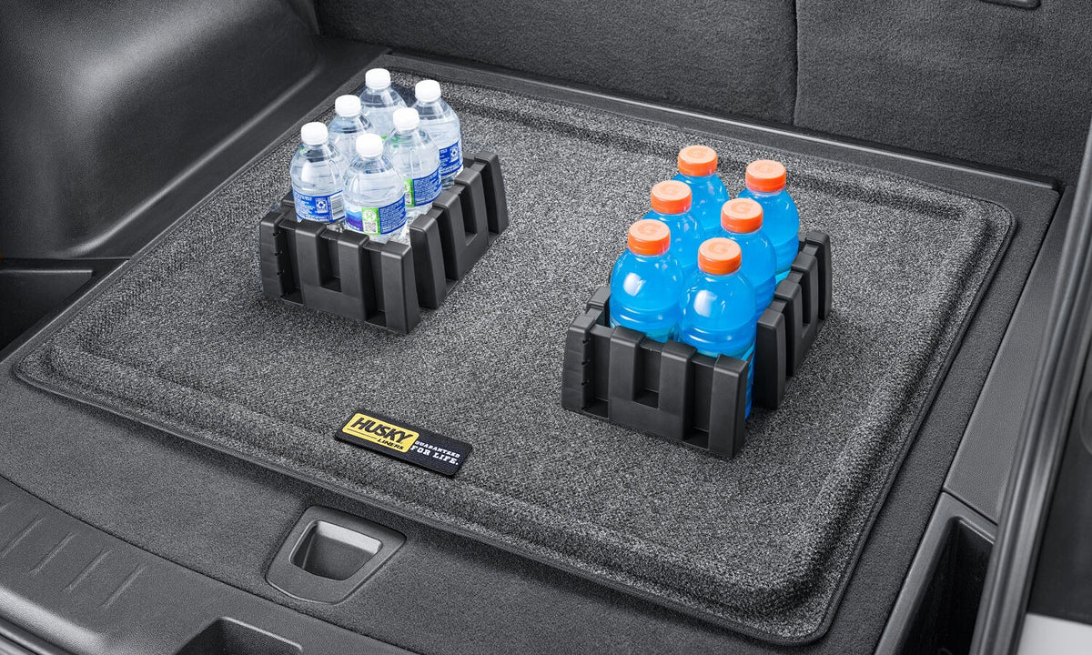 Grey thermoplastic cargo floor liner from Husky Liners part number 40002