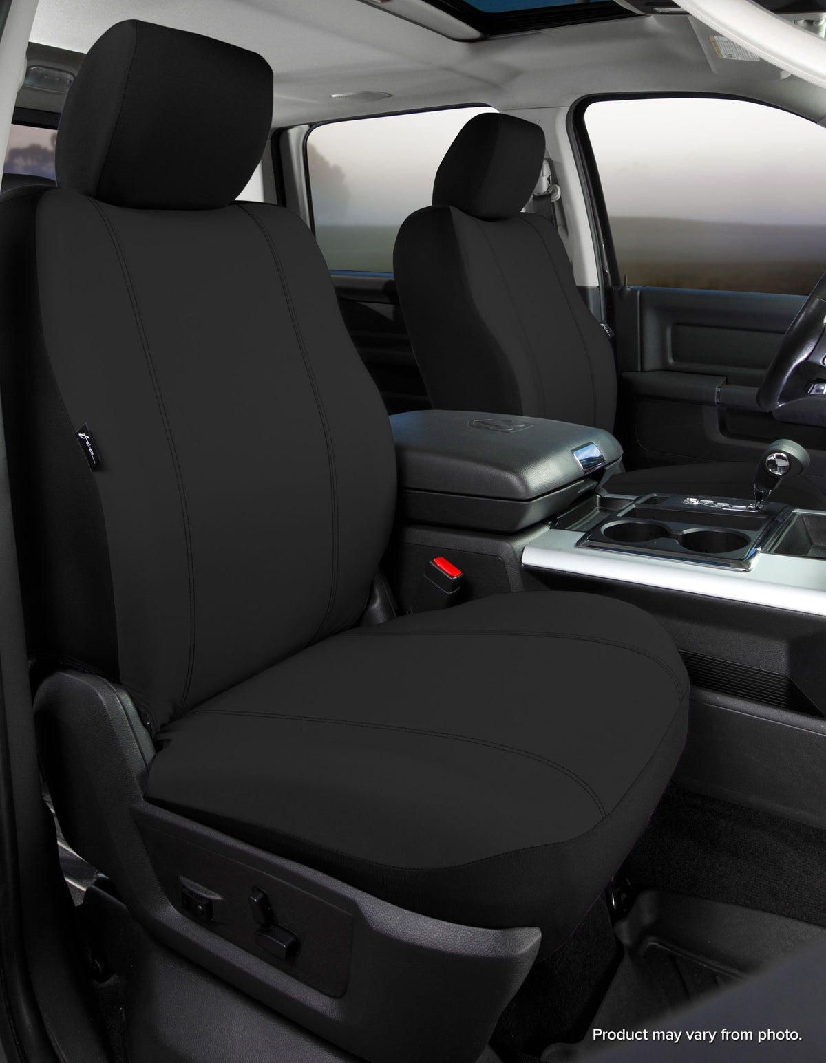 Sp black polyester accessory seat cover set from FIA part number SP87-37 BLACK