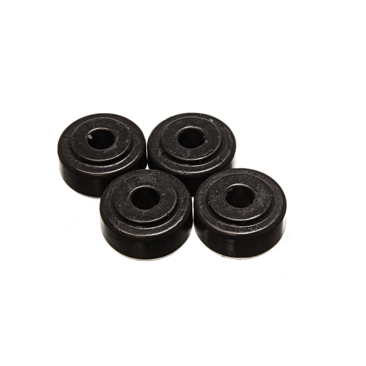 Black polyurethane suspension shock absorber bushing from Energy Suspension part number 9.8145G