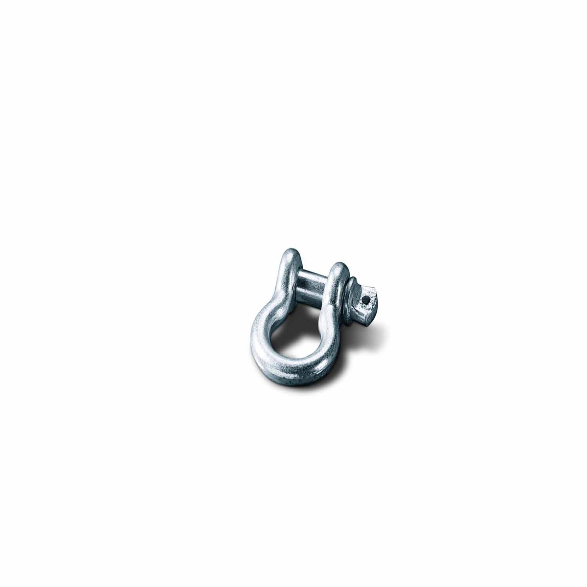 Silver steel winch shackle from Warn part number 88998