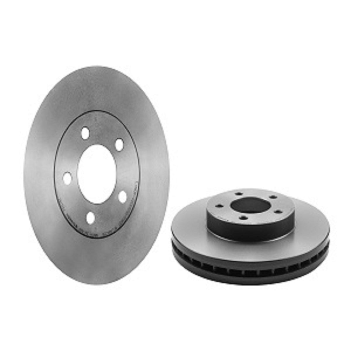 Gray cast iron disc brake rotor from Brembo part number 09.7457.81
