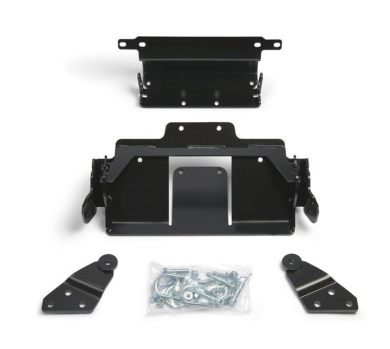 Black snow plow mount from Warn part number 96990