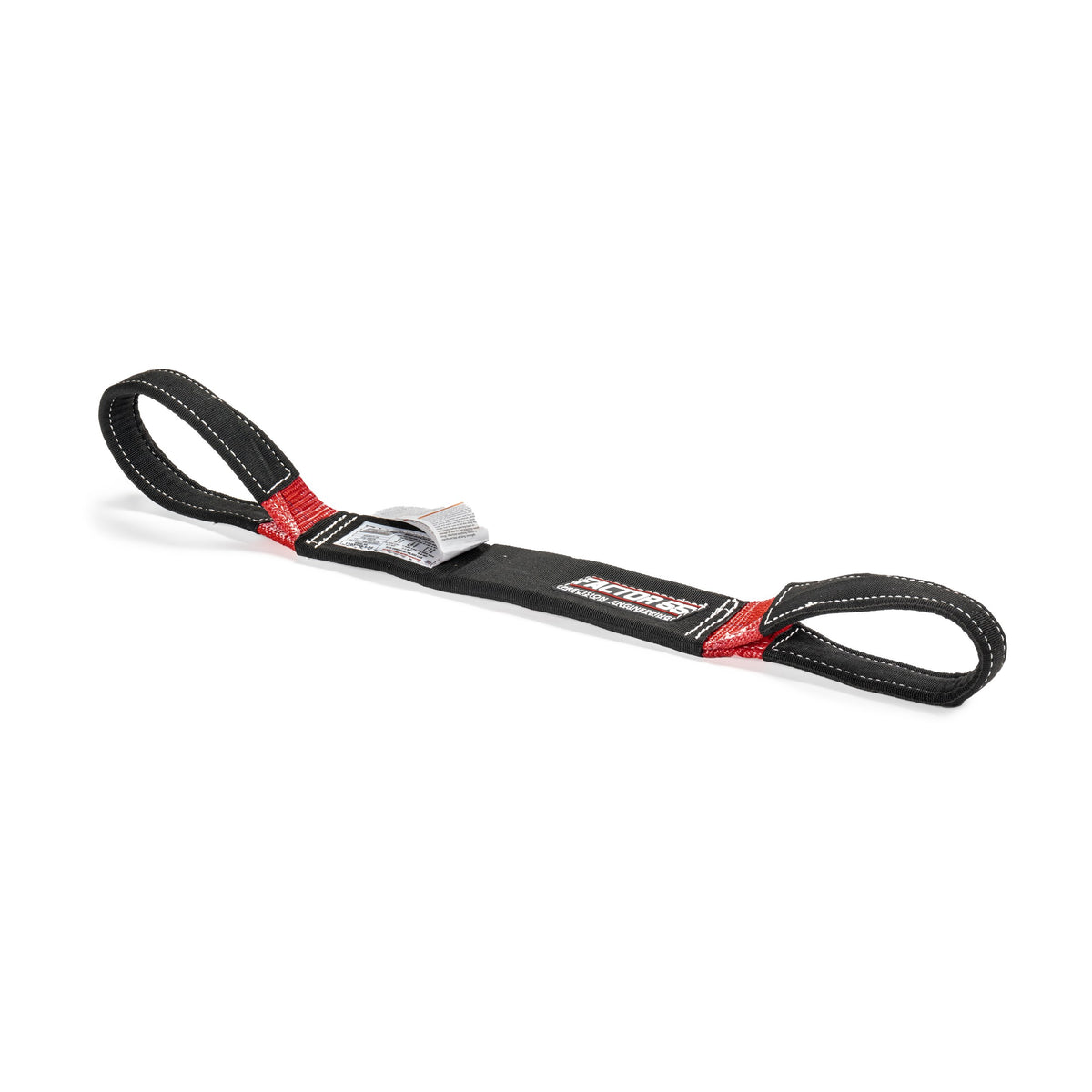 Red low stretch polyester tow strap from Factor 55 part number 00079