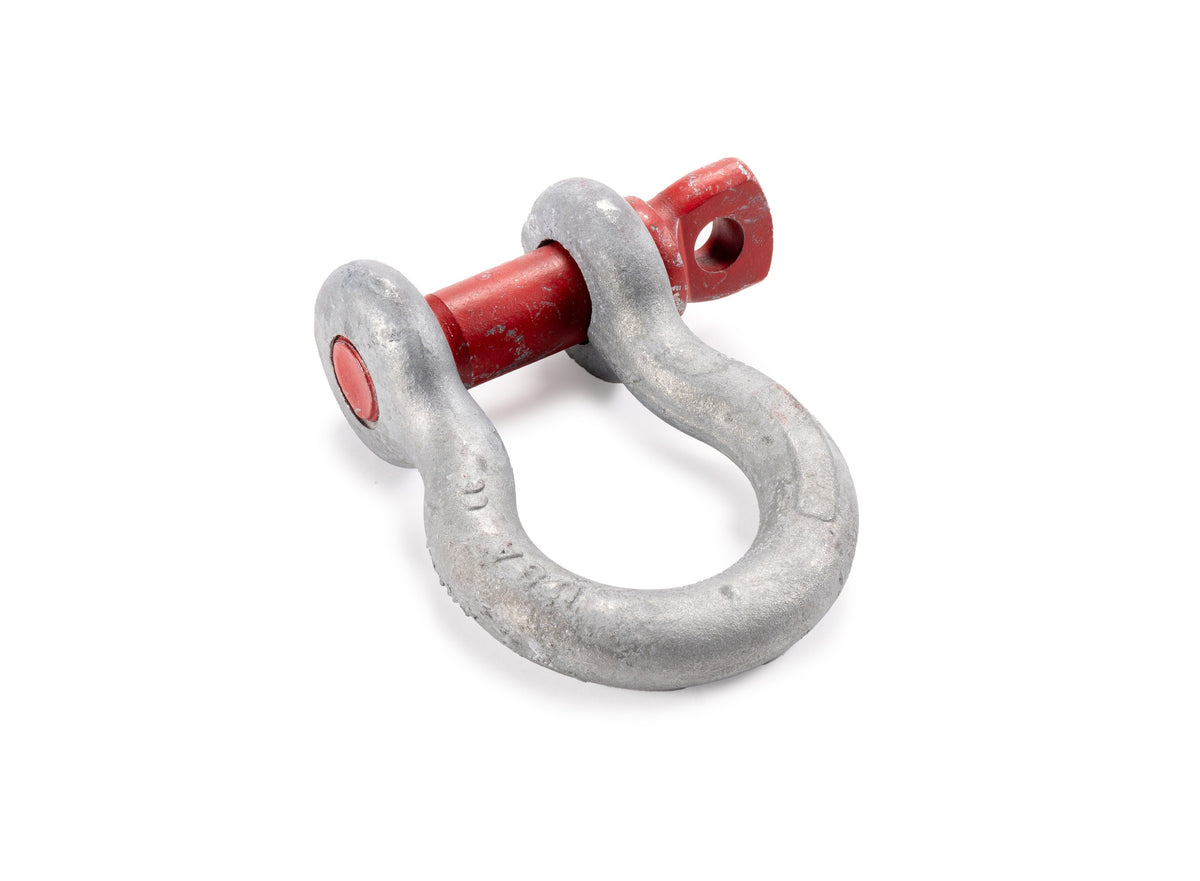 Silver galvanized steel screw pin shackle from Factor 55 part number 00465
