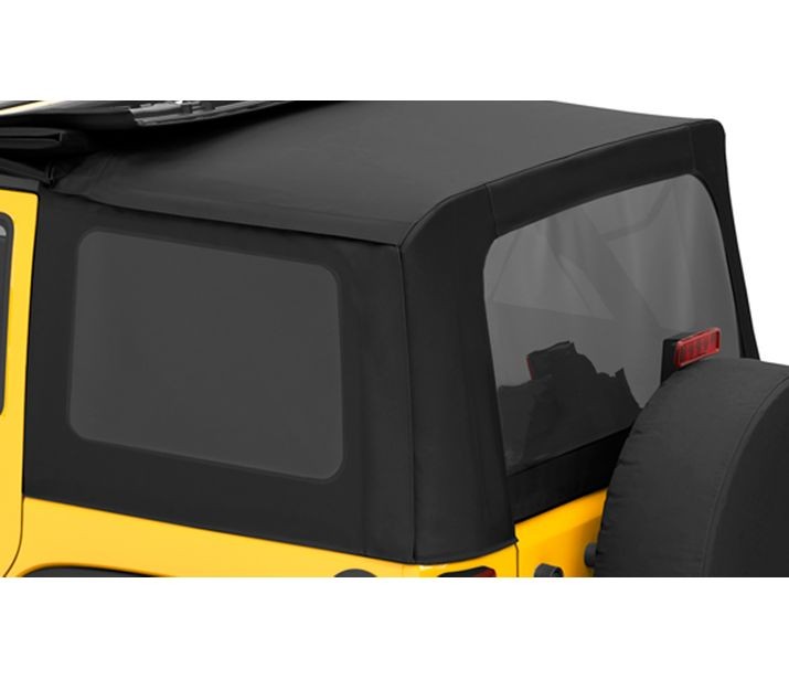 Black diamond convertible top window kit from Bestop part number 58135-35