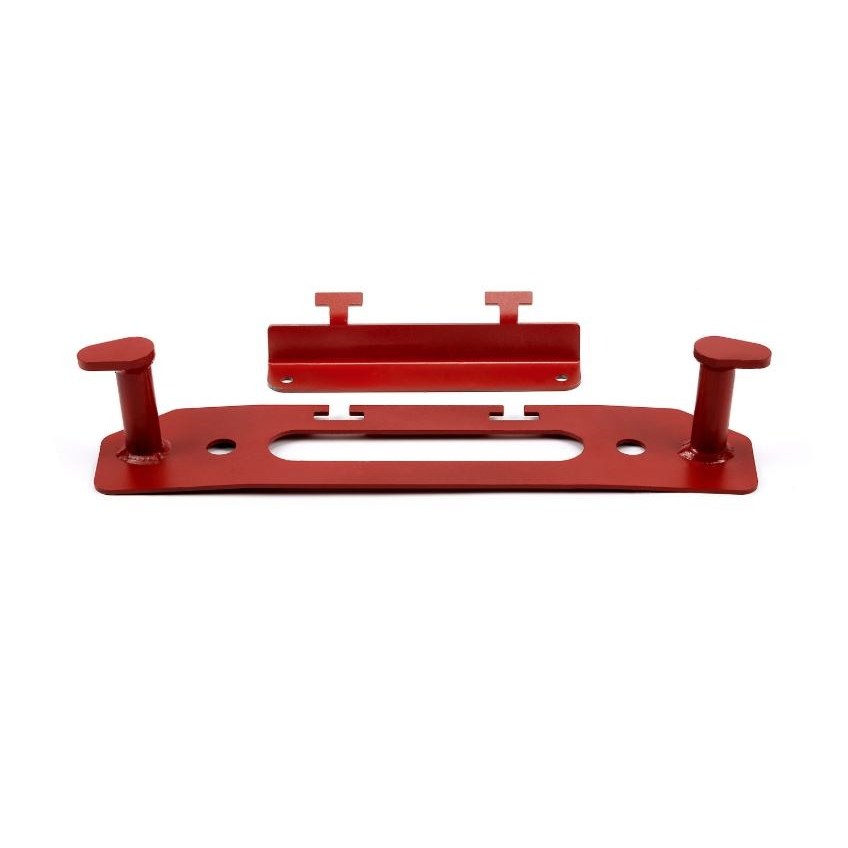 Red steel winch fairlead mount bracket from Warn part number 102300