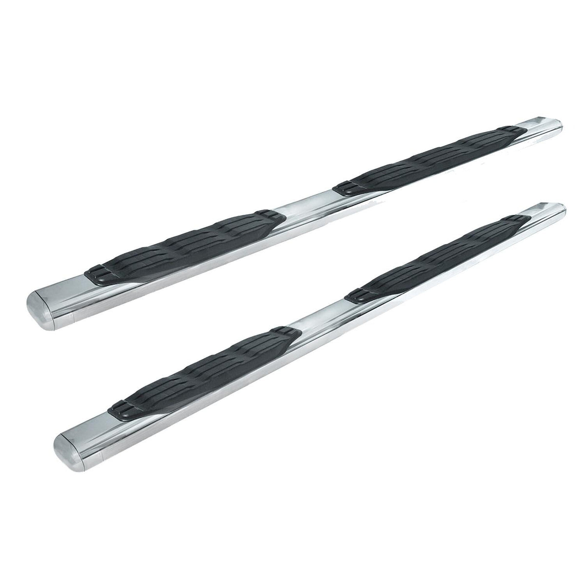 Silver stainless steel step nerf bar from Big Country part number 105876