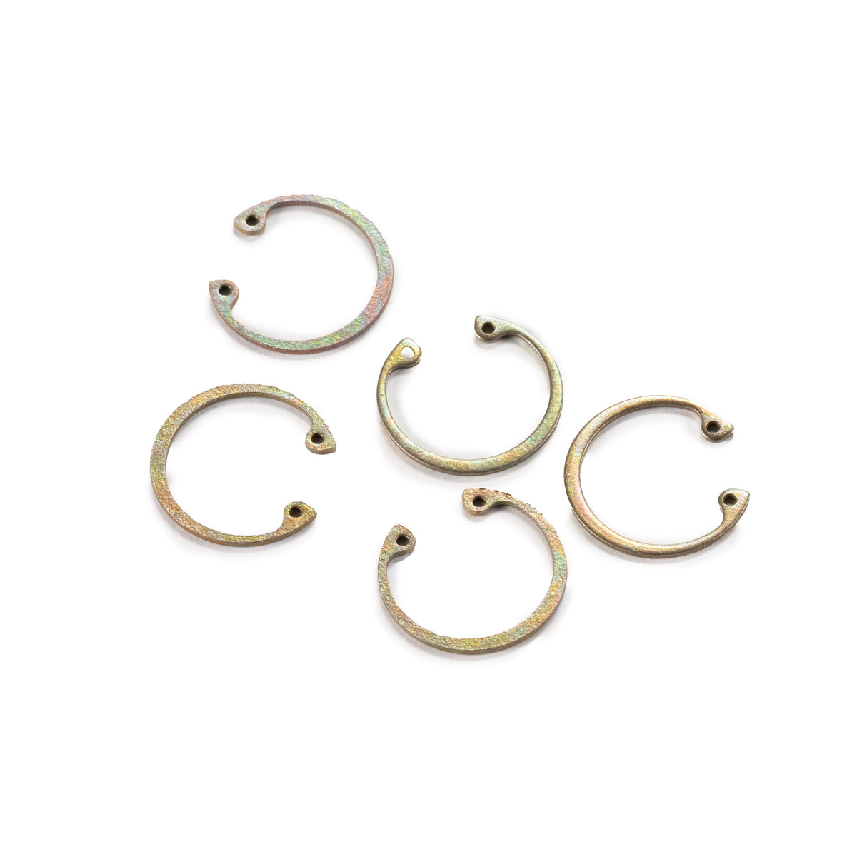 Silver zinc steel internal retaining ring from Factor 55 part number 10513