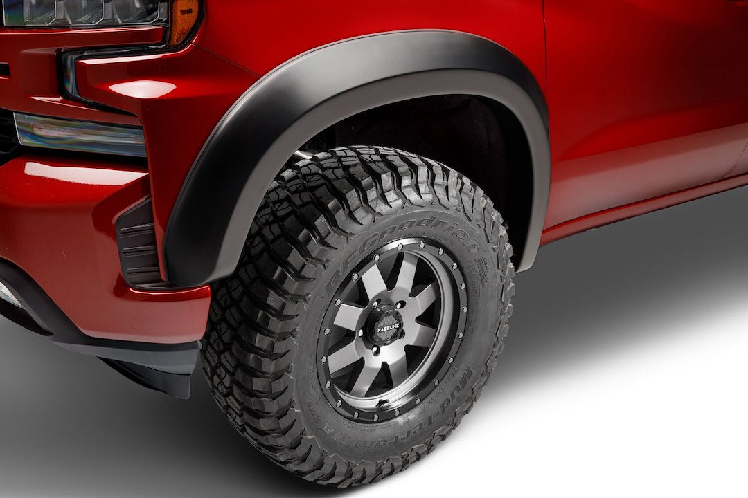 Black abs thermoplastic fender flare set from Husky Liners part number 2804981