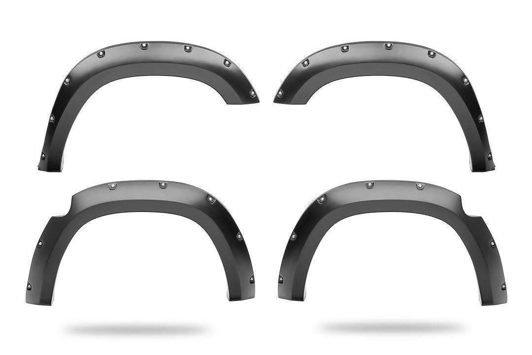 Black abs thermoplastic fender flare set from Husky Liners part number 2806911