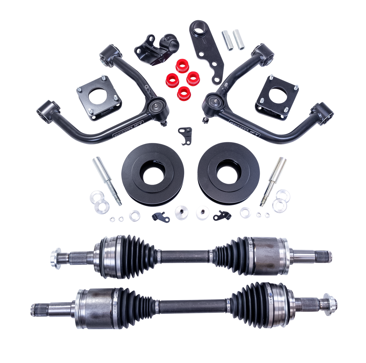 Black suspension lift kit from ReadyLift part number 69-52311