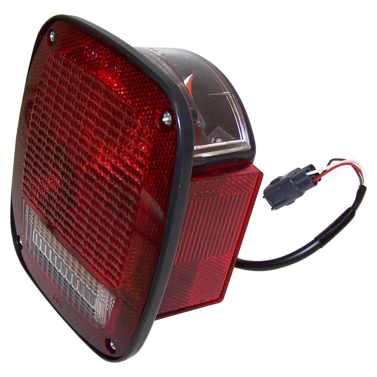 Clear, red tail light assembly from Crown Automotive Jeep Replacement part number 56018649AC