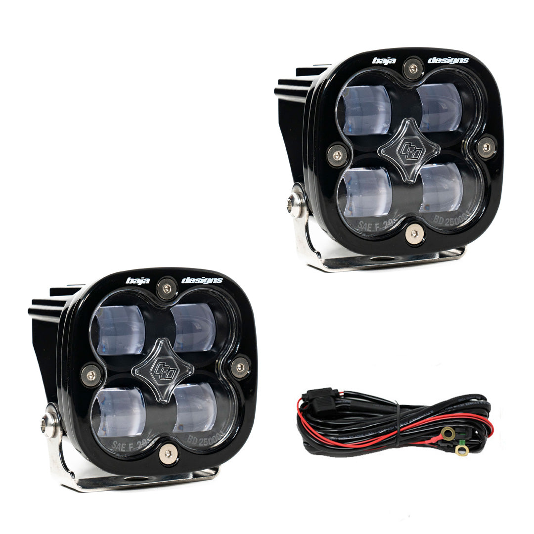 Black auxiliary light with mounting hardware from Baja Designs part number 257801