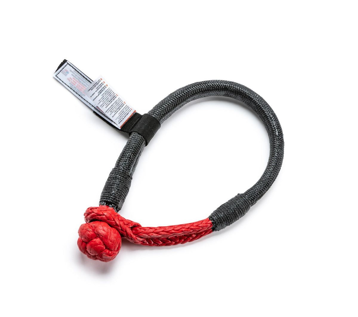 Red hmpe plasma rope multi-purpose shackle 0.375 diameter from Factor 55 part number 00066
