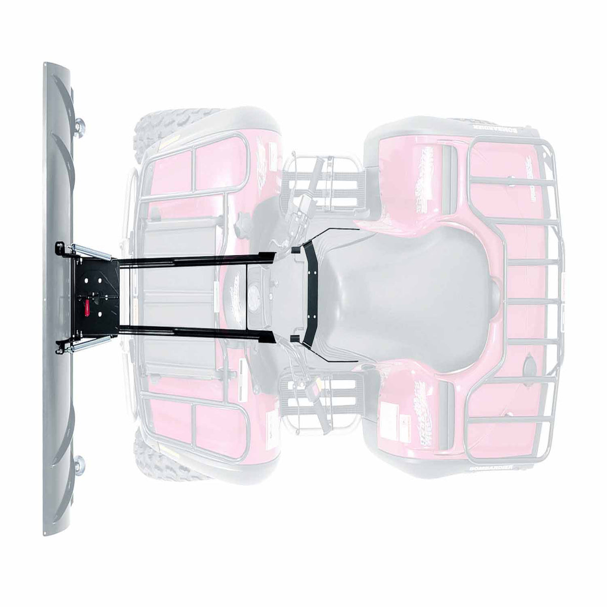 Black snow plow mount from Warn part number 63290