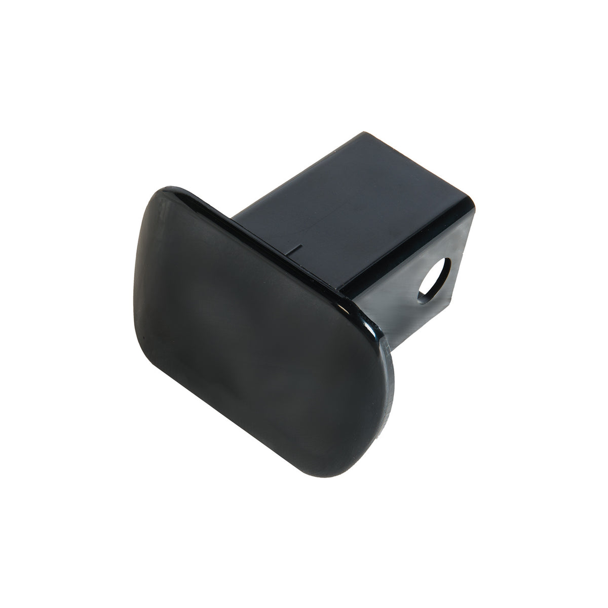 Black matte plastic trailer hitch cover from Husky Towing part number 38446