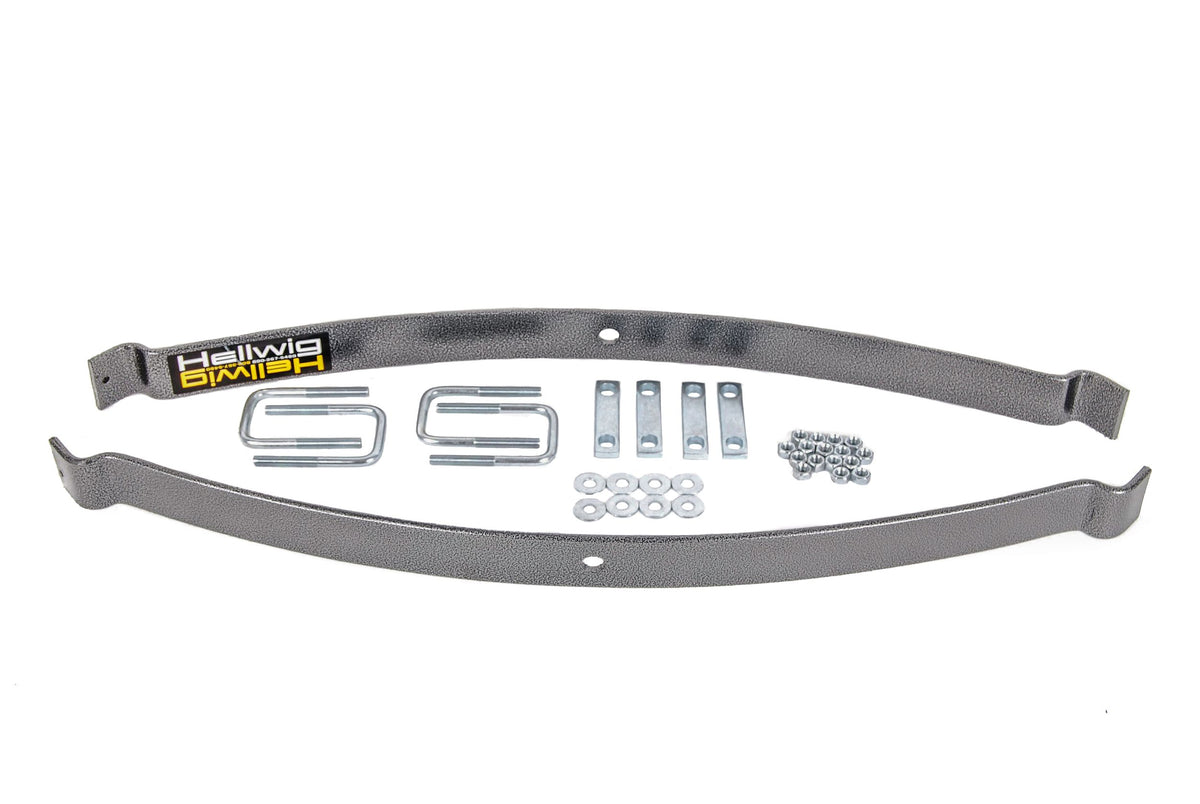Silver hammertone leaf helper spring from Hellwig part number 986