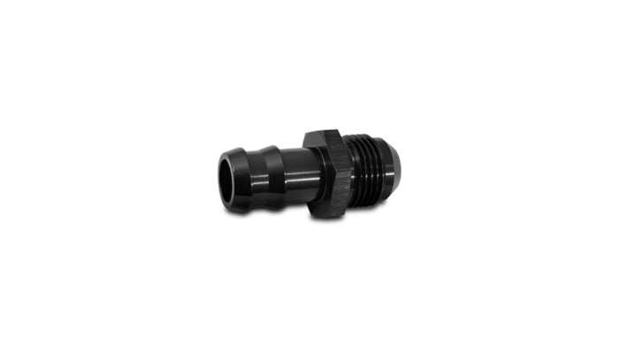Black anodized 6061 aluminum multi-purpose fitting from Vibrant Performance part number 11207