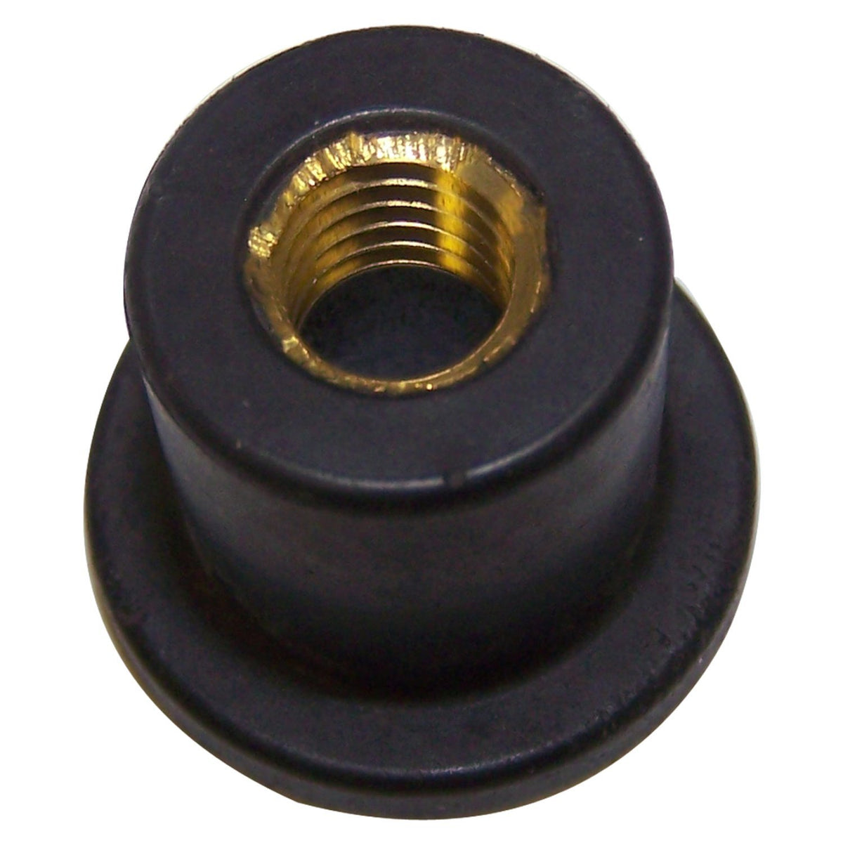Black radiator support panel nut from Crown Automotive Jeep Replacement part number 34201493