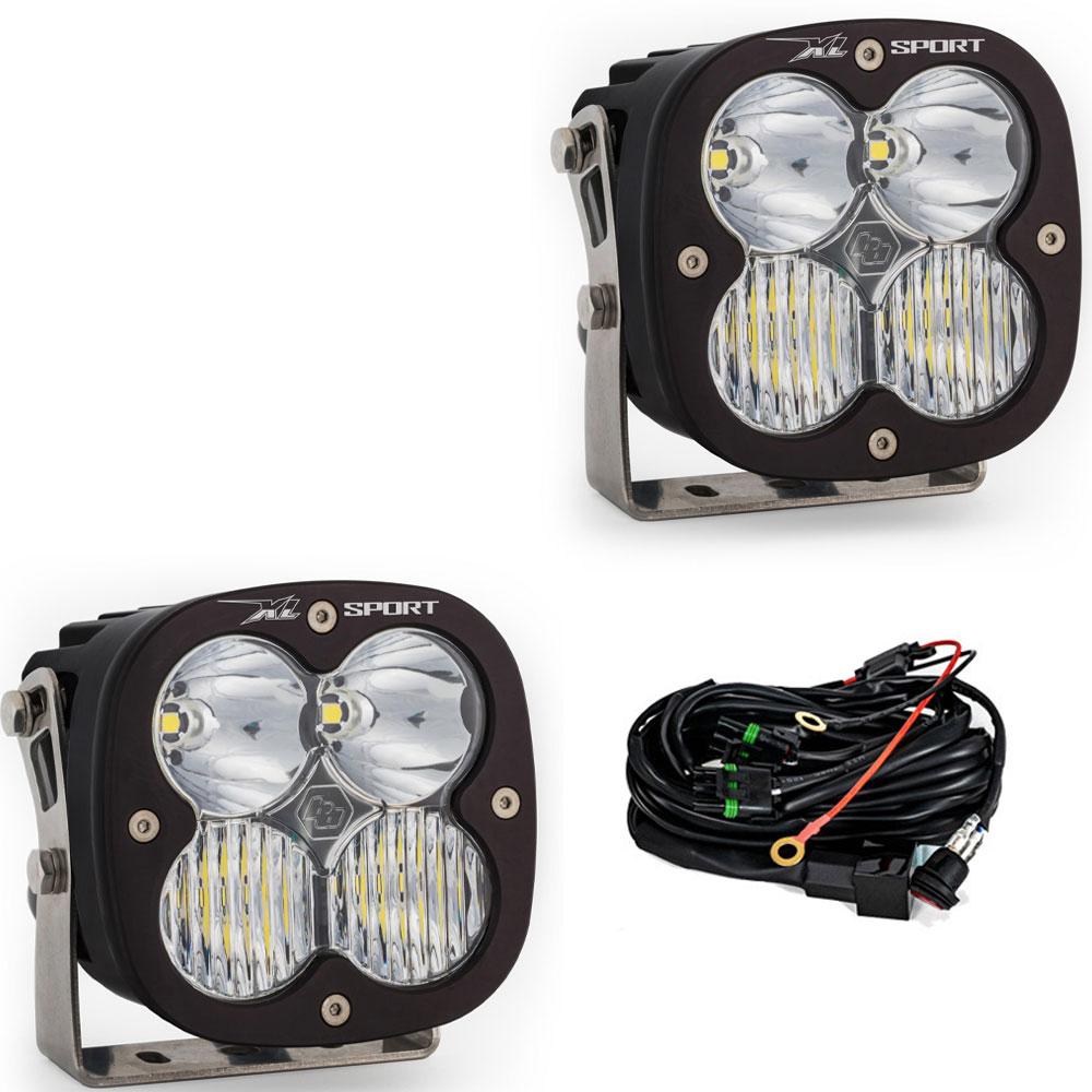 Black auxiliary light with mounting hardware from Baja Designs part number 567803