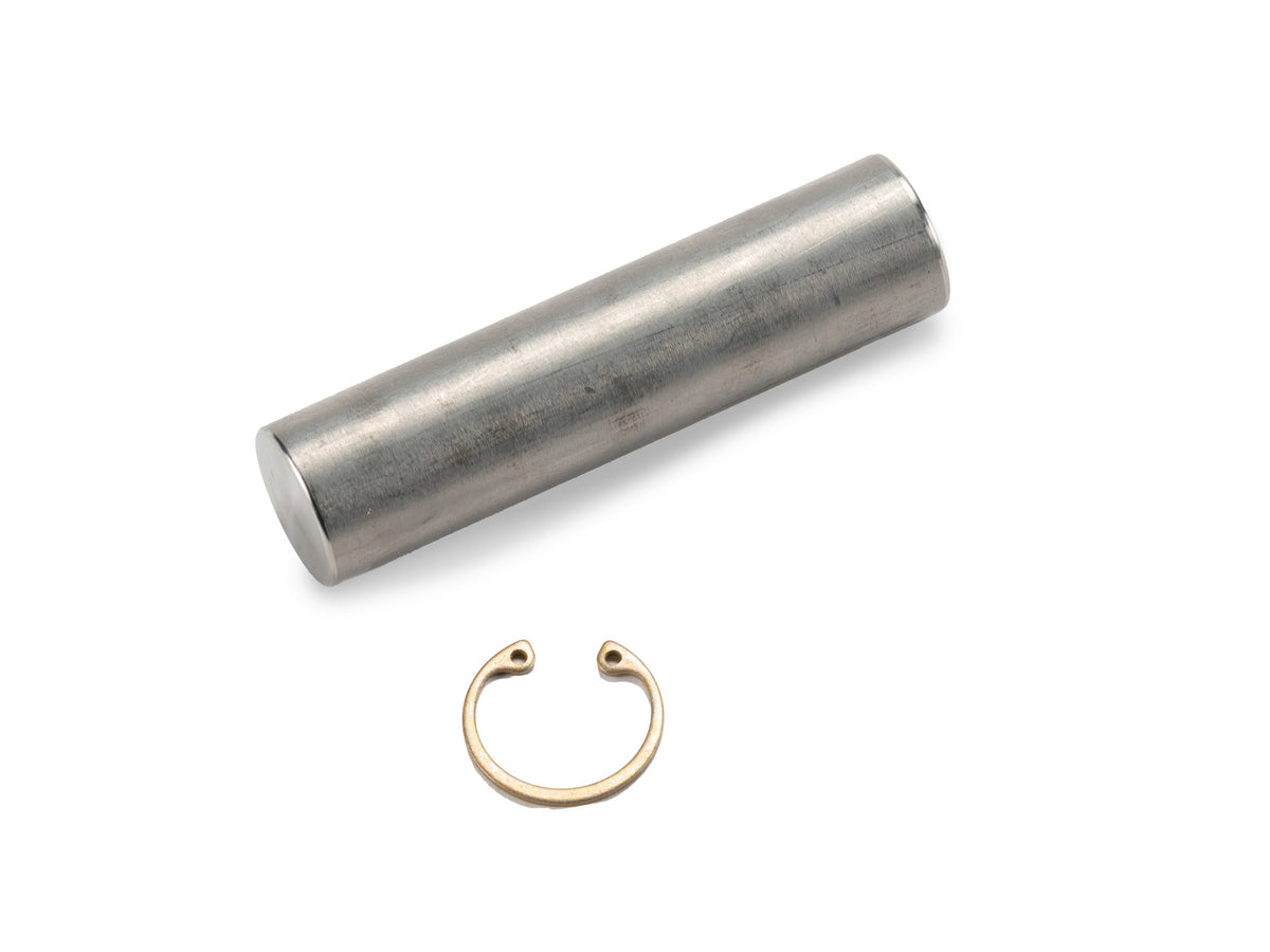 Silver machined titanium straight pin from Factor 55 part number 00213