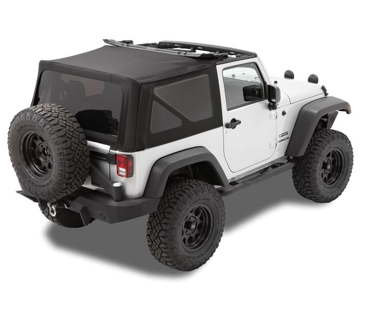 Premium black twill soft top from Bestop part number 79846-17