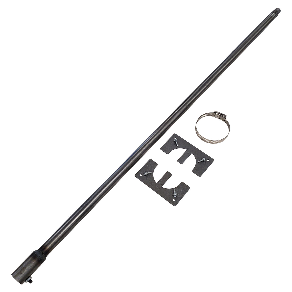 Natural steel steering shaft .750 diameter from Borgeson part number 990045