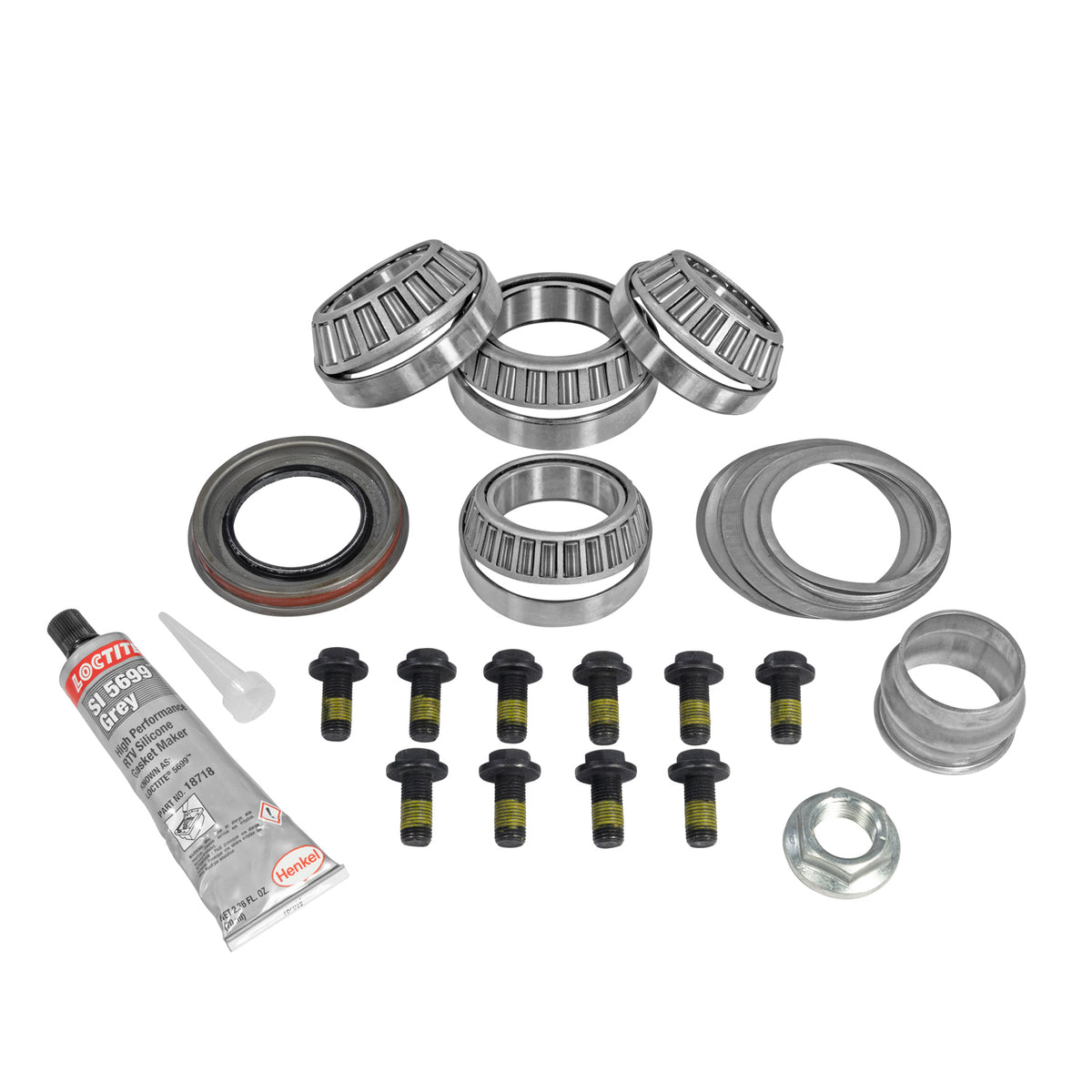 Axle Differential Bearing and Seal Kit from Yukon Gear and Axle part number YK D44JL-FRONT