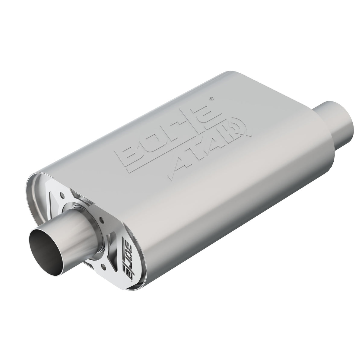 T-304 stainless steel exhaust muffler from Borla part number 400820