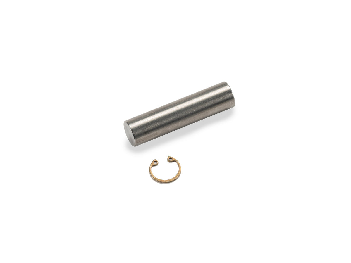 Silver machined titanium straight pin from Factor 55 part number 00113