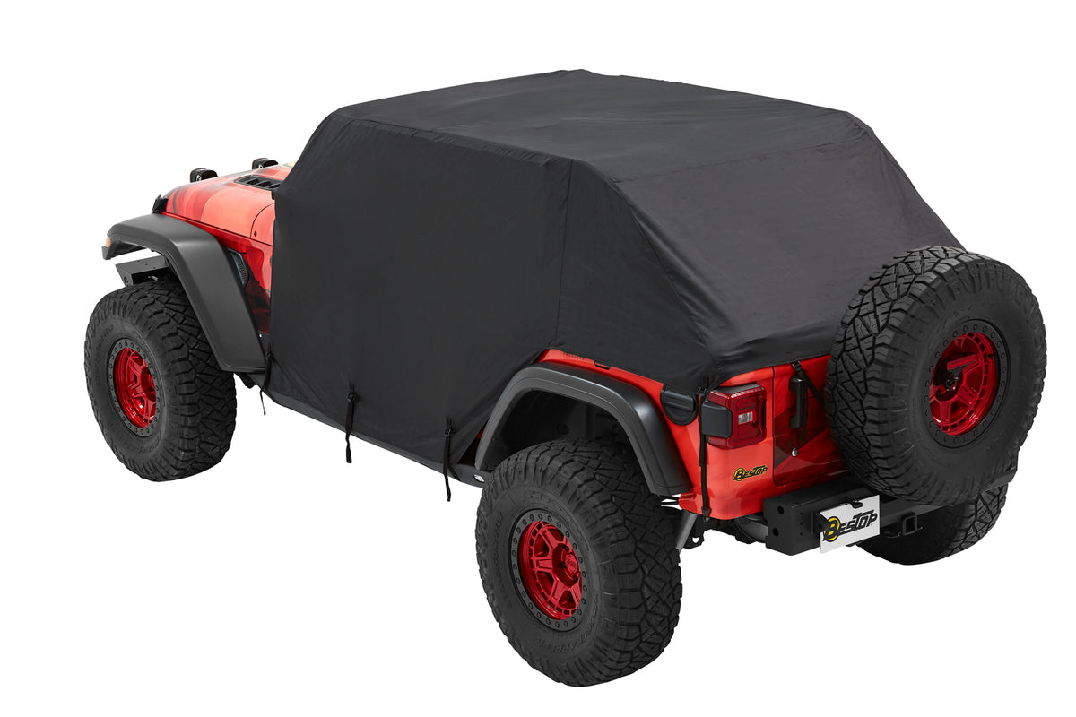Black car cover from Bestop part number 81043-01
