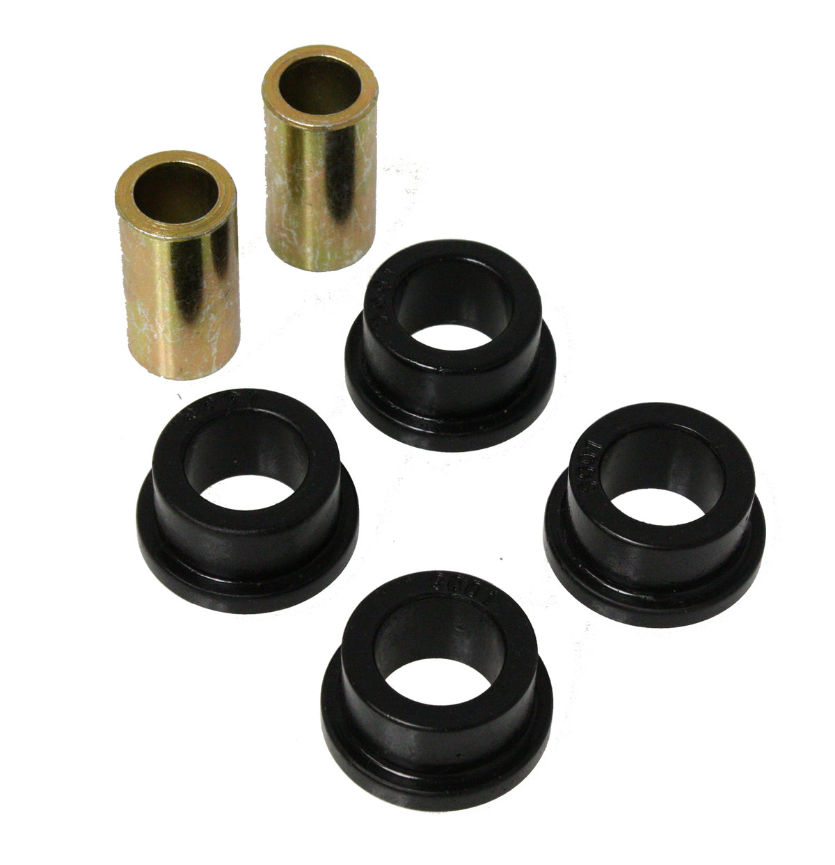 Black polyurethane suspension stabilizer bar link bushing from Energy Suspension part number 9.9107G
