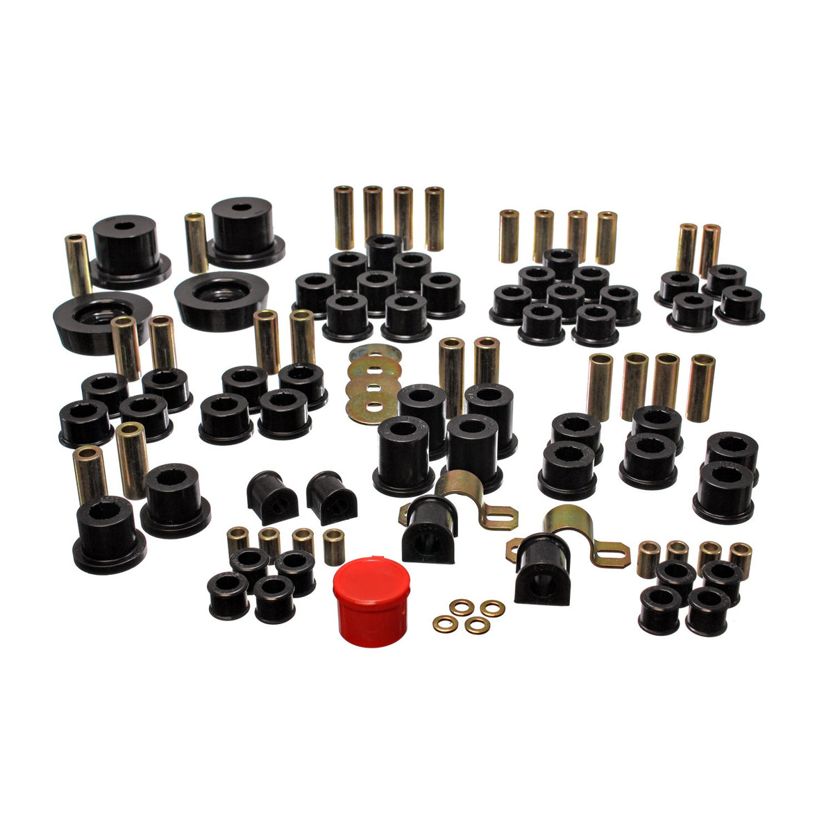Black polyurethane suspension bushing kit from Energy Suspension part number 11.18102G