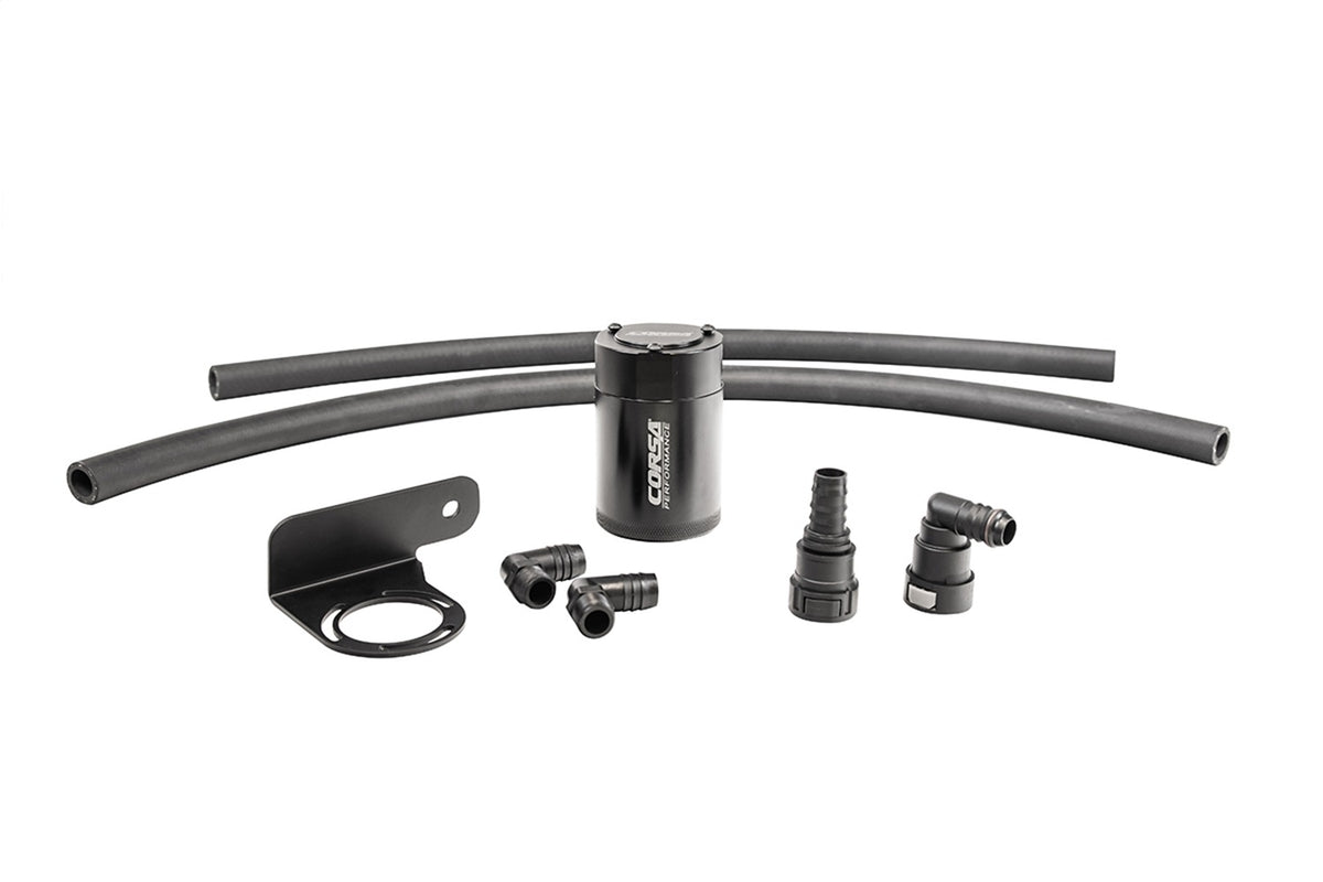 Engine Oil Catch Can Kit from Corsa Performance part number CC0009