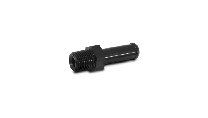 Black anodized 6061 aluminum multi-purpose fitting from Vibrant Performance part number 11200