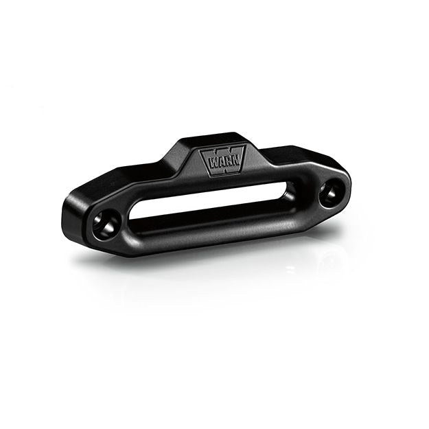 Black powder coated aluminum winch fairlead from Warn part number 94244