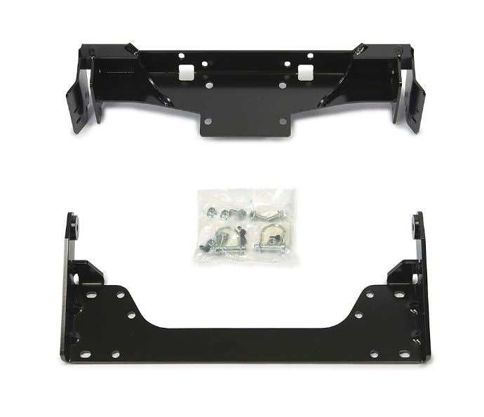Black snow plow mount from Warn part number 95475